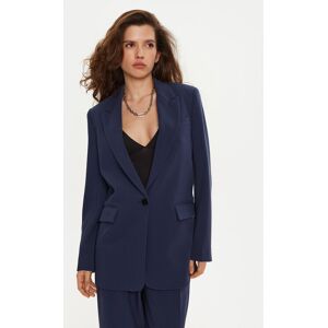 Bruuns Bazaar Sako Cindy BBW2548 Tmavomodrá Loose Fit Ženy Bruuns Bazaar Sako Cindy BBW2548 Tmavomodrá Loose Fit Ženy