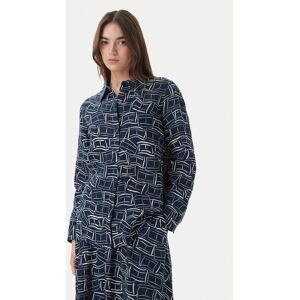 Tommy Hilfiger Košeľa WW0WW44679 Tmavomodrá Regular Fit Ženy Tommy Hilfiger Košeľa WW0WW44679 Tmavomodrá Regular Fit Ženy