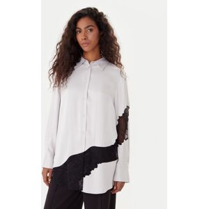 BOSS Košeľa Belacey 50546595 Sivá Regular Fit Ženy BOSS Košeľa Belacey 50546595 Sivá Regular Fit Ženy