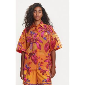 adidas Košeľa FARM Premium JD6281 Oranžová Loose Fit Ženy adidas Košeľa FARM Premium JD6281 Oranžová Loose Fit Ženy