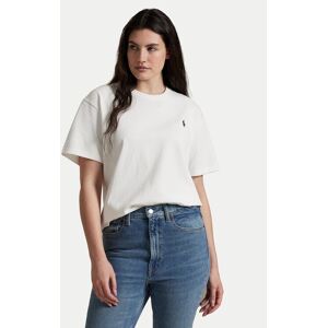 Polo Ralph Lauren Tričko 211967104001 Biela Relaxed Fit Ženy Polo Ralph Lauren Tričko 211967104001 Biela Relaxed Fit Ženy