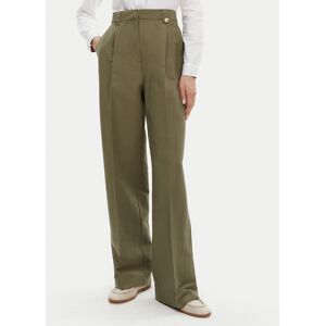 Barbour Bavlnené nohavice Ava LTR0386GN74 Zelená Wide Leg Ženy Barbour Bavlnené nohavice Ava LTR0386GN74 Zelená Wide Leg Ženy