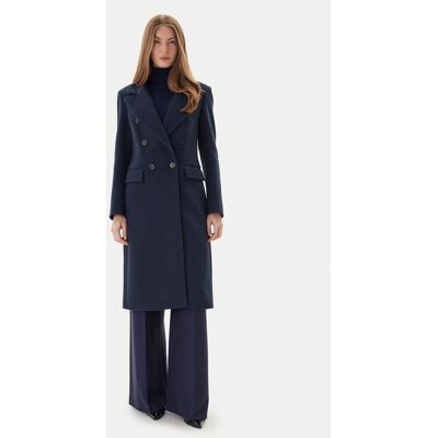Maryley Prechodný kabát 25IB807/01BL Tmavomodrá Regular Fit Ženy Maryley Prechodný kabát 25IB807/01BL Tmavomodrá Regular Fit Ženy