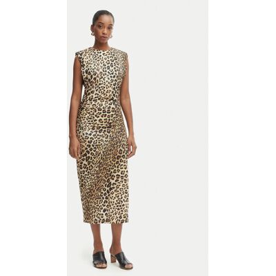 LOLA CASADEMUNT Každodenné šaty LS2616152 Hnedá Regular Fit Ženy LOLA CASADEMUNT Každodenné šaty LS2616152 Hnedá Regular Fit Ženy