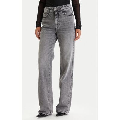 Patrizia Pepe Džínsy 8P0487/D1WZN-S757 Sivá Regular Fit Ženy Patrizia Pepe Džínsy 8P0487/D1WZN-S757 Sivá Regular Fit Ženy