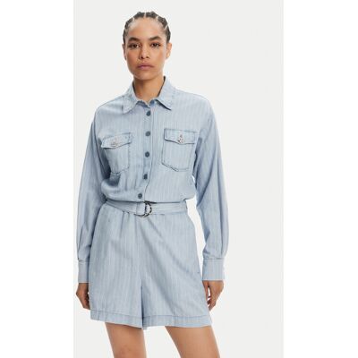 Liu Jo Overal UA5156 D4989 Modrá Regular Fit Ženy Liu Jo Overal UA5156 D4989 Modrá Regular Fit Ženy