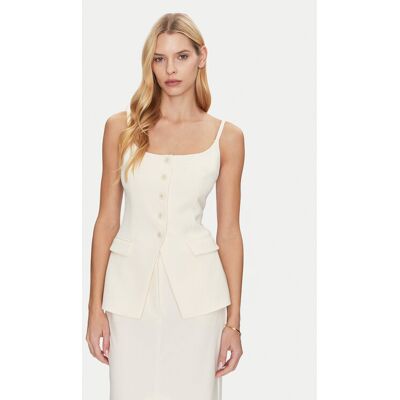 Simona Corsellini Top P25CPTO00801 Béžová Slim Fit Ženy Simona Corsellini Top P25CPTO00801 Béžová Slim Fit Ženy