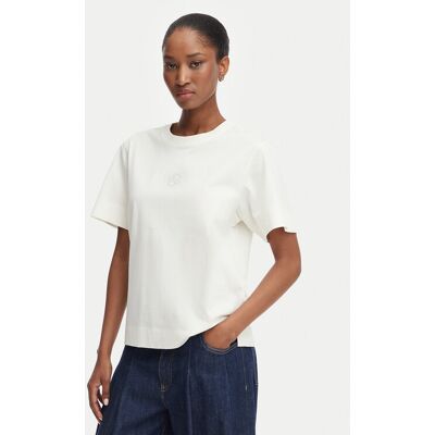 BOSS Tričko Elpha 50567045 Béžová Regular Fit Ženy BOSS Tričko Elpha 50567045 Béžová Regular Fit Ženy