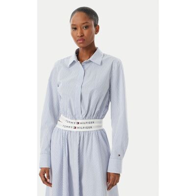 Tommy Hilfiger Košeľa WW0WW48903 Modrá Regular Fit Ženy Tommy Hilfiger Košeľa WW0WW48903 Modrá Regular Fit Ženy