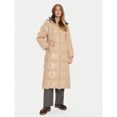 ViCOLO Vatovaná bunda TS0025 Béžová Regular Fit Ženy ViCOLO Vatovaná bunda TS0025 Béžová Regular Fit Ženy