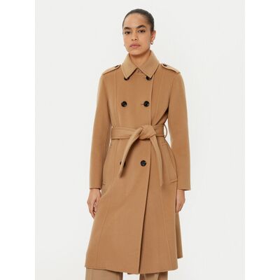 MAX&Co. Vlnený kabát 2516011031200 Hnedá Regular Fit Ženy MAX&Co. Vlnený kabát 2516011031200 Hnedá Regular Fit Ženy