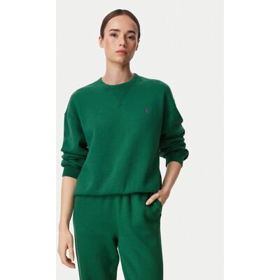 Polo Ralph Lauren Mikina 211971697510 Zelená Regular Fit Ženy Polo Ralph Lauren Mikina 211971697510 Zelená Regular Fit Ženy
