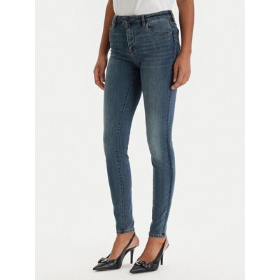 Armani Exchange Džínsy XW000129 AF10863 MB001 Modrá Skinny Fit Ženy Armani Exchange Džínsy XW000129 AF10863 MB001 Modrá Skinny Fit Ženy