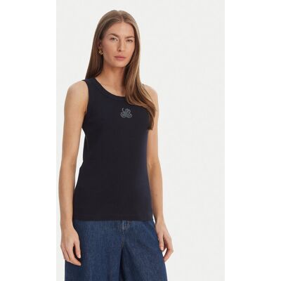 Luisa Spagnoli Top Bordo 543281 Tmavomodrá Slim Fit Ženy Luisa Spagnoli Top Bordo 543281 Tmavomodrá Slim Fit Ženy