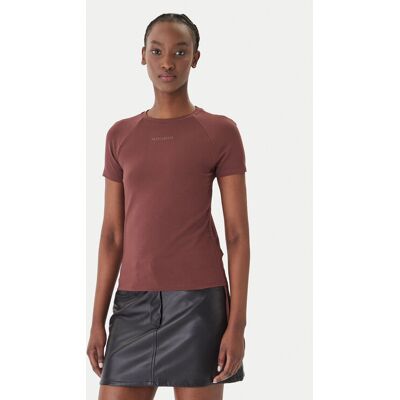 Patrizia Pepe Tričko 2M4549/J416-B887 Hnedá Reglan Fit Ženy Patrizia Pepe Tričko 2M4549/J416-B887 Hnedá Reglan Fit Ženy