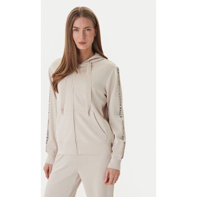 Guess Mikina W6GQ03 K2656 Béžová Regular Fit Ženy Guess Mikina W6GQ03 K2656 Béžová Regular Fit Ženy