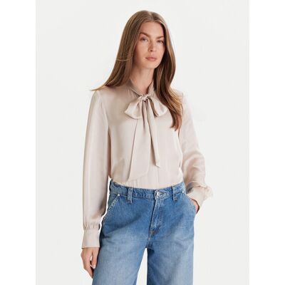 JOOP! Košeľa 58 254B58Bow 30048645 Béžová Regular Fit Ženy JOOP! Košeľa 58 254B58Bow 30048645 Béžová Regular Fit Ženy