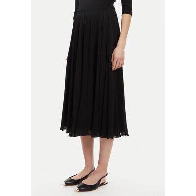 Marella Maxi sukňa Brado 2523106011 Čierna Regular Fit Ženy Marella Maxi sukňa Brado 2523106011 Čierna Regular Fit Ženy