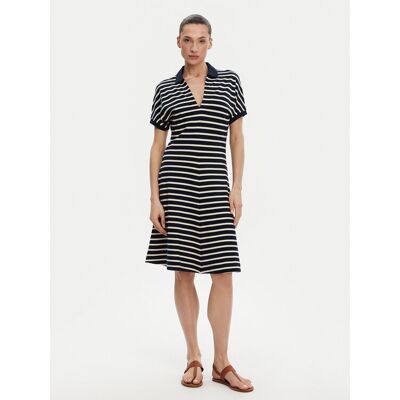 Tommy Hilfiger Každodenné šaty WW0WW44513 Tmavomodrá Regular Fit Ženy Tommy Hilfiger Každodenné šaty WW0WW44513 Tmavomodrá Regular Fit Ženy