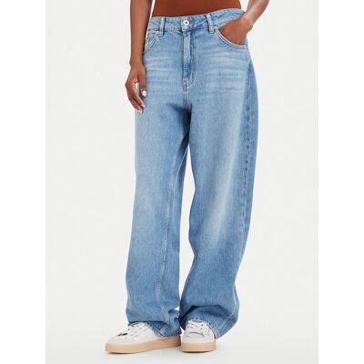 HUGO Džínsy Leni_S_B 50566130 Modrá Loose Fit Ženy HUGO Džínsy Leni_S_B 50566130 Modrá Loose Fit Ženy