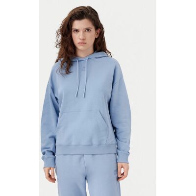 HUGO Mikina Delfinia 50522423 Modrá Regular Fit Ženy HUGO Mikina Delfinia 50522423 Modrá Regular Fit Ženy
