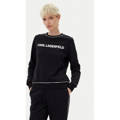KARL LAGERFELD Mikina A2W20066 Čierna Regular Fit Ženy KARL LAGERFELD Mikina A2W20066 Čierna Regular Fit Ženy