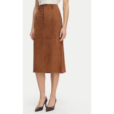 Marella Kožená sukňa Zeus 2613401024 Hnedá Regular Fit Ženy Marella Kožená sukňa Zeus 2613401024 Hnedá Regular Fit Ženy