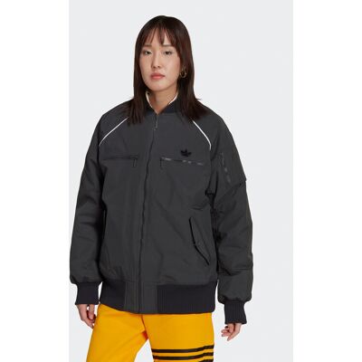 adidas Bundy bomber HK5233 Sivá Oversize Ženy adidas Bundy bomber HK5233 Sivá Oversize Ženy