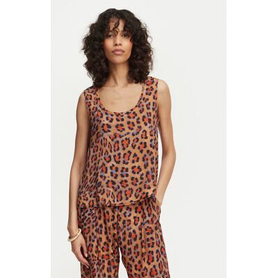 LOLA CASADEMUNT Top MS2615033 Hnedá Regular Fit Ženy LOLA CASADEMUNT Top MS2615033 Hnedá Regular Fit Ženy
