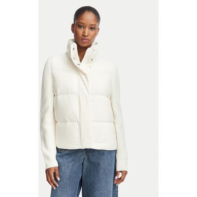 Tommy Hilfiger Vatovaná bunda Modern WW0WW45738 Écru Regular Fit Ženy Tommy Hilfiger Vatovaná bunda Modern WW0WW45738 Écru Regular Fit Ženy