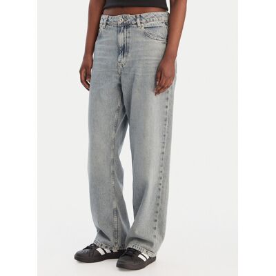 HUGO Džínsy Leni_B 50557383 Modrá Regular Fit Ženy HUGO Džínsy Leni_B 50557383 Modrá Regular Fit Ženy