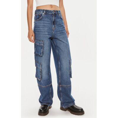 Hugo Džínsy Leni 50513698 Modrá Loose Fit Ženy Hugo Džínsy Leni 50513698 Modrá Loose Fit Ženy