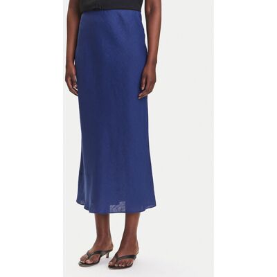 Marella Midi sukňa Desio 2515101032 Modrá Regular Fit Ženy Marella Midi sukňa Desio 2515101032 Modrá Regular Fit Ženy