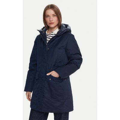 Tommy Hilfiger Parka WW0WW46533 Tmavomodrá Relaxed Fit Ženy Tommy Hilfiger Parka WW0WW46533 Tmavomodrá Relaxed Fit Ženy