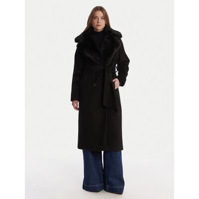 Artigli Prechodný kabát ACCP002929 Čierna Regular Fit Ženy Artigli Prechodný kabát ACCP002929 Čierna Regular Fit Ženy