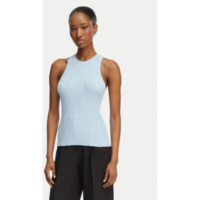 HUGO Top Sarepla 50539890 Svetlo modrá Slim Fit Ženy HUGO Top Sarepla 50539890 Svetlo modrá Slim Fit Ženy