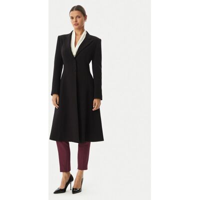 Rinascimento Prechodný kabát CFC0127999003 Čierna Slim Fit Ženy Rinascimento Prechodný kabát CFC0127999003 Čierna Slim Fit Ženy
