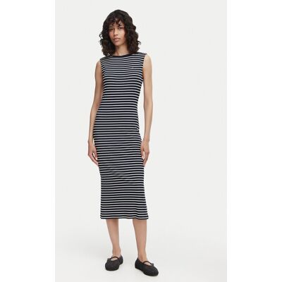 Tommy Hilfiger Každodenné šaty WW0WW49311 Tmavomodrá Slim Fit Ženy Tommy Hilfiger Každodenné šaty WW0WW49311 Tmavomodrá Slim Fit Ženy