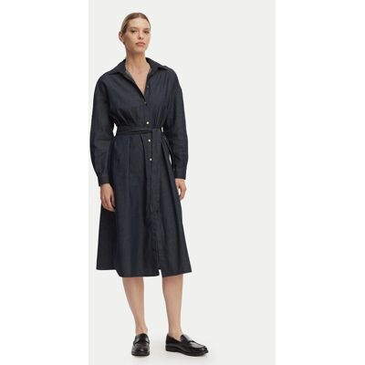 Armani Exchange Košeľové šaty XW001794 AF21337 MB001 Tmavomodrá Regular Fit Ženy Armani Exchange Košeľové šaty XW001794 AF21337 MB001 Tmavomodrá Regular Fit Ženy