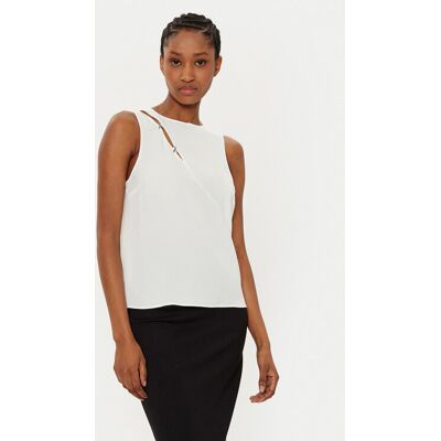 Patrizia Pepe Blúzka 8C0760/A8I1-W146 Biela Regular Fit Ženy Patrizia Pepe Blúzka 8C0760/A8I1-W146 Biela Regular Fit Ženy
