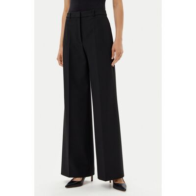 HUGO Palazzo nohavice Hasmina 50542647 Čierna Wide Leg Ženy HUGO Palazzo nohavice Hasmina 50542647 Čierna Wide Leg Ženy
