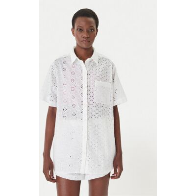 LAUREN RALPH LAUREN Košeľa 21484383 Biela Relaxed Fit Ženy LAUREN RALPH LAUREN Košeľa 21484383 Biela Relaxed Fit Ženy