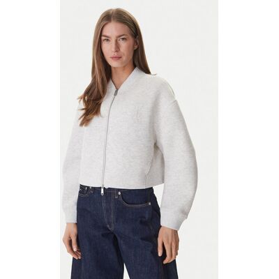 Calvin Klein Mikina LV047AB508 Béžová Boxy Fit Ženy Calvin Klein Mikina LV047AB508 Béžová Boxy Fit Ženy