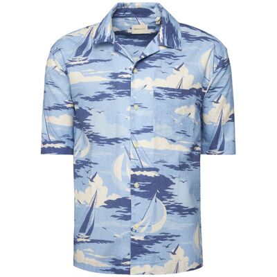 Gant Košeľa 3250048 Modrá Relaxed Fit Ženy Gant Košeľa 3250048 Modrá Relaxed Fit Ženy
