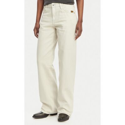 G-Star Raw Džínsy Contor Barrel D27745-E361 Svetlo béžová Relaxed Fit Ženy G-Star Raw Džínsy Contor Barrel D27745-E361 Svetlo béžová Relaxed Fit Ženy