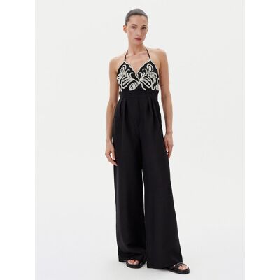 TWINSET Overal 251LB2FAA Čierna Regular Fit Ženy TWINSET Overal 251LB2FAA Čierna Regular Fit Ženy