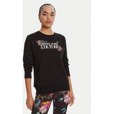 Versace Jeans Couture Mikina 79HAIB00 CFB00 Čierna Regular Fit Ženy Versace Jeans Couture Mikina 79HAIB00 CFB00 Čierna Regular Fit Ženy