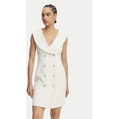 Artigli Koktejlové šaty ACAB004864 Krémová Regular Fit Ženy Artigli Koktejlové šaty ACAB004864 Krémová Regular Fit Ženy