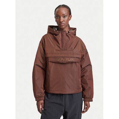 Napapijri Bunda anorak Rainforest Optique W NP0A8AHAW331 Hnedá Oversize Ženy Napapijri Bunda anorak Rainforest Optique W NP0A8AHAW331 Hnedá Oversize Ženy