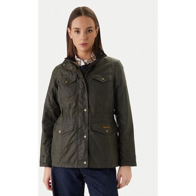 Barbour Prechodná bunda Summer Sapper Wax LWX1536OL51 Zelená Regular Fit Ženy Barbour Prechodná bunda Summer Sapper Wax LWX1536OL51 Zelená Regular Fit Ženy
